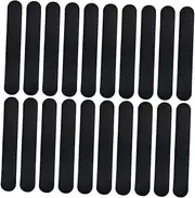 minkissy 1set Hat Sweat Sticker Solar Fan Hat Cap Hat Clip Hat Wipes Hat Bucket Hat Fur Hat Running Hat Trucker Hat Hats Hat Sweat Absorption Sticker Black Non-woven Fabric 20pcs