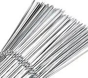 Stainless Steel Barbecue Metal Skewers Flat Needle BBQ Tools Kebab Stick, 11.8 Inches Length, 3.5mm Width, 0.9mm Thickness, Available in Packs of 20/100/200/300/500