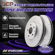 Front BCP Slotted Brake Rotors for Honda Civic FD Type R CR-V Integra TypeS DC (for: Honda Civic)
