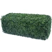 Portable Artificial Boxwood Hedge UV Resistant 25cm High 100cm Long