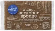 Natural Value Walnut Scrubber Sponge