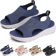 [Cathalem] Orthopedic Wedge Sandals for Women Dressy Summer Comfortable Walking Sandals with Arch Support