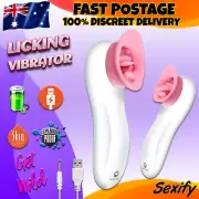 10 Mode Licking Vibrator Tongue Clitoral Woman Nipple Clit Oral Adult Sex Toy