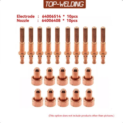 20pc 64006514 Electrodes + 64006508 Nozzles 40A for MasterCut™ MC60/MC100 Torch