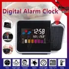 Alarm Clock LCD Display Smart Digital LED Projection Temperature Time Projector