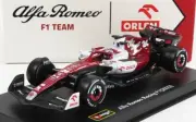Bburago 1/43 Signature ALFA ROMEO F1 C42 #24 BAHRAIN GP 2022 GUANYU ZHOU in Case