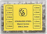 [Generic] Watch Screw Kit | Watch Screw Tiny Metal Replacement Screw,Self-Tapping Repair Electronic Screw Assortment Kit for Mobile Phones & Watches