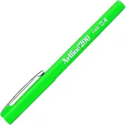 artline 200, 120004, Fineliner Pens, 0.4mm, Green, EK200 Single GRE