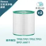 【禾淨家用HG】DYSON TP00.TP01.TP02.TP03.AM11.BP01 空氣清淨機 HEPA濾網【雙套組】