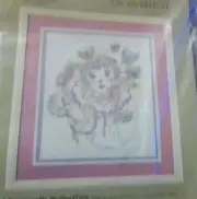 Mime with Butterflies; Simply Special, Candamar Designs, Inc, Linen Cross Stitch
