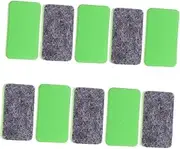 50 Pcs Felt Mini Whiteboard Erasers Black Board Duster for Desktop Whiteboard Home Office Classroom Chalkboard Cleaner for Liquid Chalk Teachers Home Use