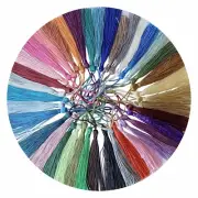 30X Fringe Tassel Sewing Decor Hanging Craft Trim DIY Pendant Bookmark 44 colors