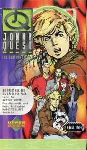 1996 UPPER DECK JONNY QUEST THE REAL ADVENTURE ENGLISH BOX 48 PACKS 5 CARDS PER