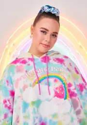 [Dolls Kill x My Little Pony] Plus Friendship Is Magic Tie Dye Hoodie