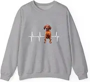 [VidiAmazing] Redbone Coonhound Heartbeat Dog Lover ds056 T-Shirt