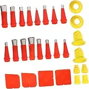 1 Set Glue Sealant Large Glue Sticks Epoxy Resin Mixing Sticks Glue Tips for Glue Bottles Sealant Tip Mixing Sticks for Epoxy Resin Caulking Tools Caulking Tips Stainless Steel