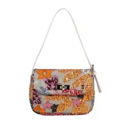 Nevenka Womens Premium Shoulder Bag Embroidery Sequin Craft Purse-XXF-Orange