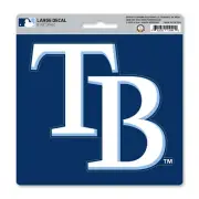Fanmats MLB Tampa Bay Rays Decal Large 8"X8" Auto RV Boat Cooler Luggage