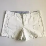 NWT Stylus White Shorts, Hook & Eye/Button & Zipper Closure Size 6