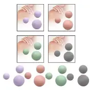 3x Massage Balls Back Massager Myofascial Balls for Women Training Sports
