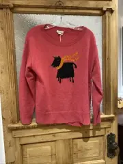NWT SUNDANCE SIZE SMALL BILLY GOAT WEARING SCARF SWEATER