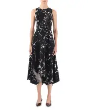 Jason Wu Collection Paint Splatter Print Dress