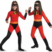 Kids Teens Boys Girls Violet The Incredibles Costume Superhero Fancy Dress Up Cosplay Outfits Set Gifts