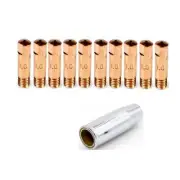 MB 15AK Binzel Abicor Style MIG Welding Torch Tip 1.0mm Conical Nozzle 11pcs