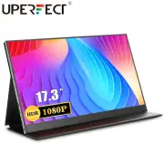 UPERFECT 17.3" FHD Gaming PC Monitor Portable Computer Monitor HDMI USB C Screen