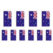 Australian Flag Paper Pennant Banner