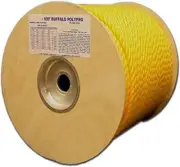 T.W Evans Cordage Co. 80-010 1/4-Inch by 600-Feet Buffalo Twisted Polypro Rope,