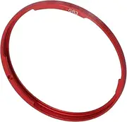 Metal Decorate Ring Cap Lens Adapter Ring for GR3 Camera, Snap On Lens Decoration Ring Cap for GR3 Accessories (Red)
