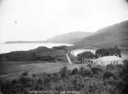 Eaglehawk Neck Tasmania 1915 - Looking along Eaglehawk Neck to the- Old Photo