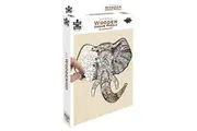 137 Piece Wooden Jigsaw Puzzle, Elephant