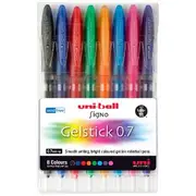 Uni-Ball Signo Gelstick Gel Pen Assorted 8 Pack