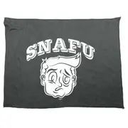 Snafu Face - Funny Novelty Soft Sport Microfiber Towel