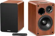 Bluetooth Bookshelf Speakers for Record Player Powered Studio Monitor DS6801S