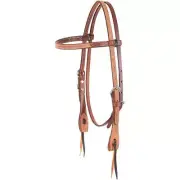 Martin Saddlery Martin Roughout Browband Headstall Null Natural Roughout