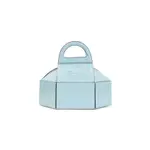 [Moschino] Moschino-Light Blue Leather Cake Bag-Donna OS OS