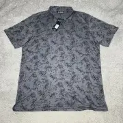 NWT Travis Mathew A Little Spice Floral Golf Polo Shirt Mens XXL