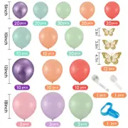 Balloon Garland Arch Kit Cute Butterfly Latex Balloons Set Reusable FaSdN