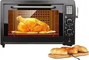 1800W Oven, 48L Desktop Electric Oven, Adjustable Temperature 0-250℃, 60-Minute Timer, Infrared Heating Tube, Including Baking Pan and Grill, Suitable for Home Baking in Hotels, Restaurants