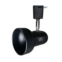 在飛比找momo購物網優惠-【JOYA LED】E27 燈泡專用 黑色外殼 復古喇叭軌道