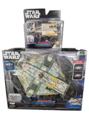 Star Wars Micro Galaxy Squadron Ghost #131 And Phantom #124 SHIP SET BOTH MIB