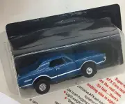 Aurora T-Jet #1389 Blue Cougar NOS Unused On Card Model Motoring AFX 1973
