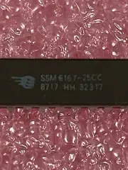 SSM6167-25CC 16KX1 SRAM BI CMOS TTL CERAMIC 20 PIN DIP SARATOGA (LOT OF 1)