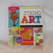 String Art : Transform String and Pins into Works of Art Hardcover Book And Kit