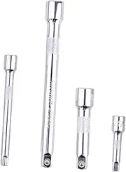 OSALADI 1/4 3/8 Drive Socket Extender Hand Tool Ratchet Socket Wrench Set Extension Bar for Tightening in Spaces