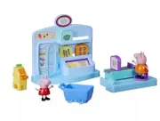 Peppa Pig Peppa’s Adventures Peppa’s Supermarket Playset Preschool Toy, 10 Piece