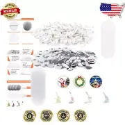 Durable 25mm Button Maker Supplies - 500 Sets for Personalized DIY Projects